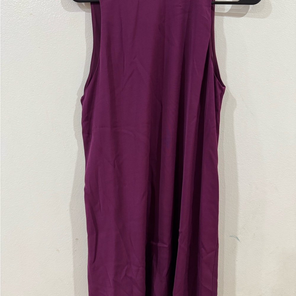 Alice + Olivia Sleeveless Mini Dress in Deep Plum